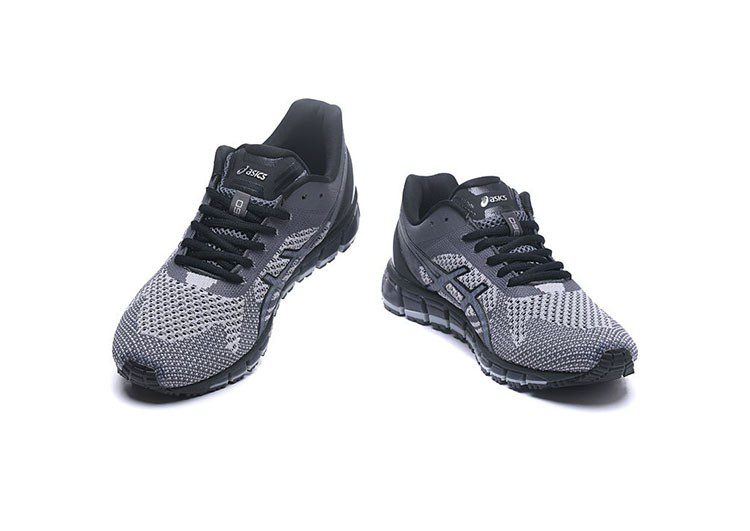 נעלי אסיקס-ASICS - KNIT - Light Gray Dark Gray – תמונה 6