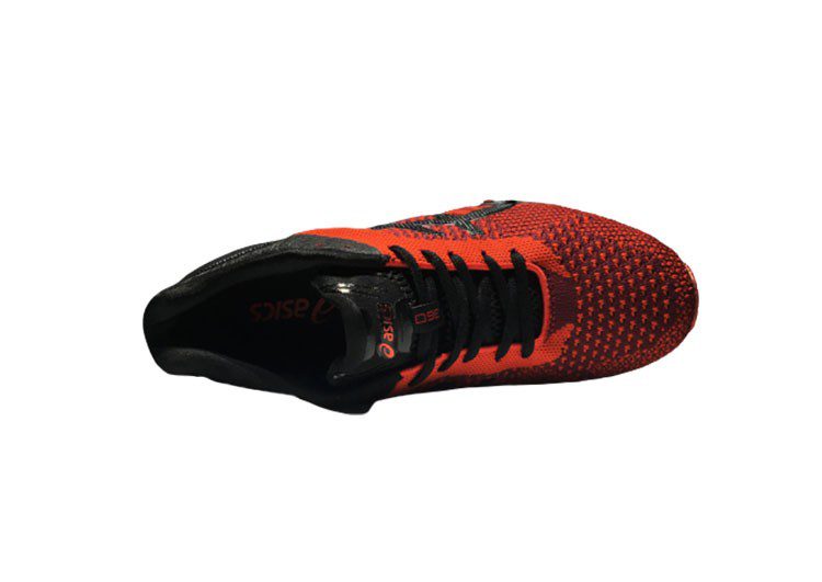 נעלי אסיקס-ASICS - KNIT - Red Black – תמונה 3