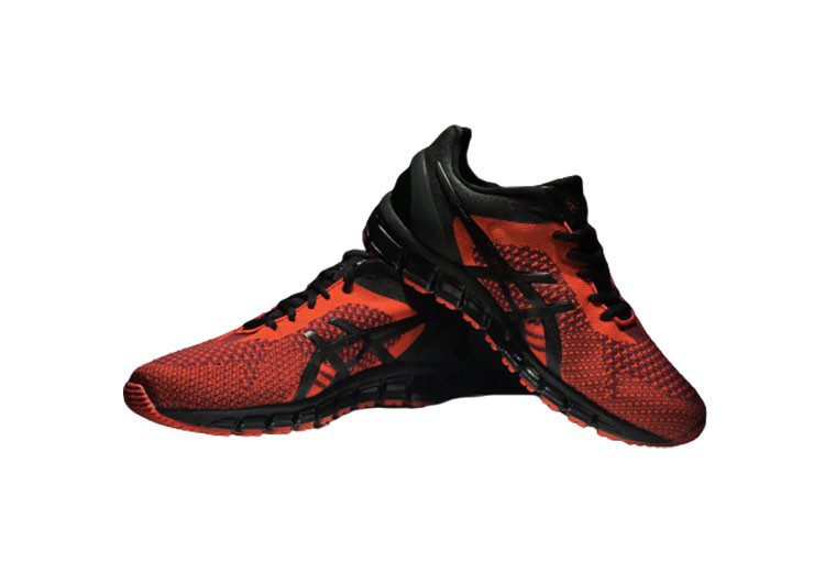 נעלי אסיקס-ASICS - KNIT - Red Black – תמונה 7