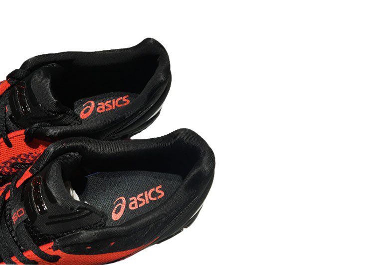 נעלי אסיקס-ASICS - KNIT - Red Black – תמונה 11