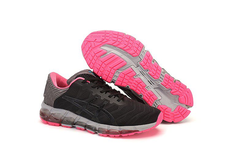 נעלי אסיקס-ASICS - QUANTUM - Black Gray & Pink – תמונה 6