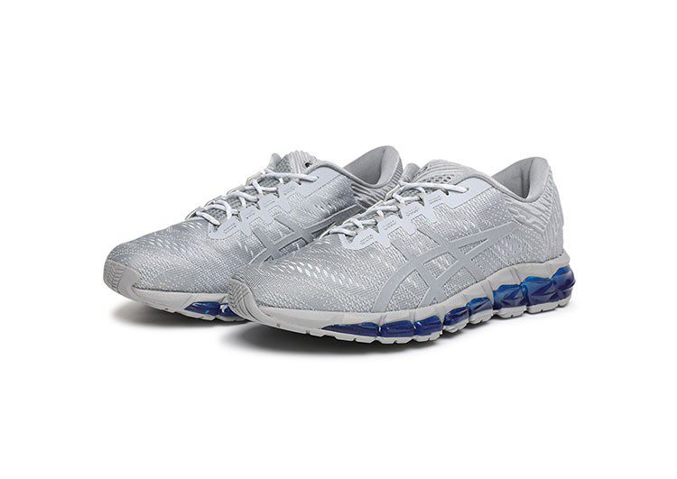 נעלי אסיקס-ASICS - QUANTUM - Jacquard Noodle JCQ - Gray Silver – תמונה 2