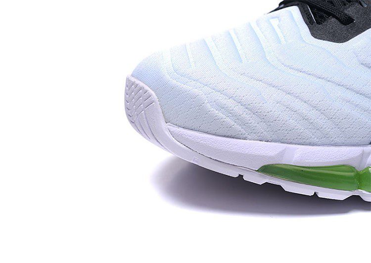 נעלי אסיקס-ASICS - QUANTUM - White Black Green Dark Gray – תמונה 6