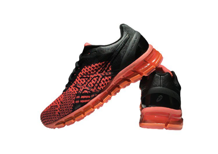 נעלי אסיקס-ASICS - Rose Red & Black – תמונה 7