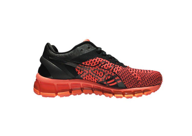 נעלי אסיקס-ASICS - Rose Red & Black – תמונה 2