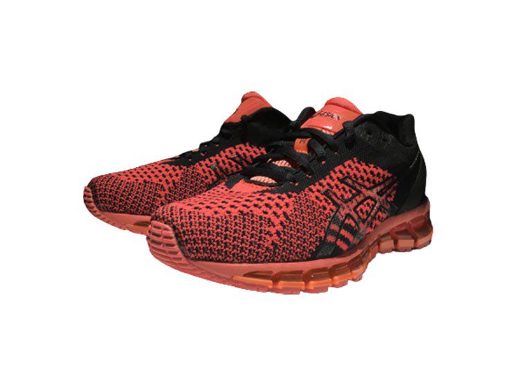 נעלי אסיקס-ASICS - Rose Red & Black – תמונה 3