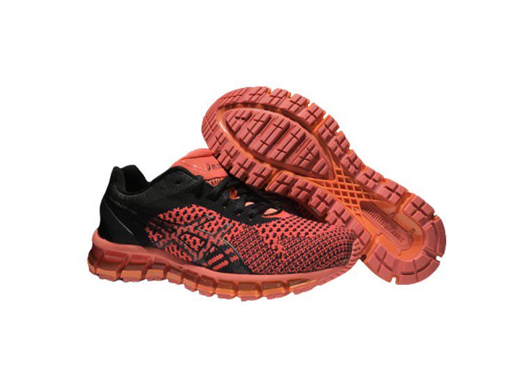 נעלי אסיקס-ASICS - Rose Red & Black – תמונה 5