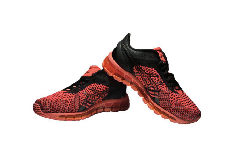 נעלי אסיקס-ASICS - Rose Red & Black – תמונה 6