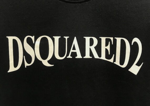 ⁦DSQUARED2 TSHIRT MEN SHORT-Black White Code Number⁩ – תמונה ⁦3⁩