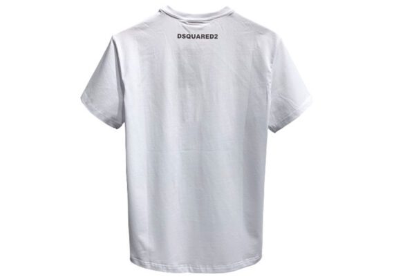 ⁦DSQUARED2 TSHIRT MEN SHORT - White Red & Black⁩ – תמונה ⁦2⁩