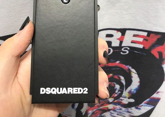 ⁦DSQUARED2 TSHIRT MEN SHORT - White Red Black⁩ – תמונה ⁦4⁩