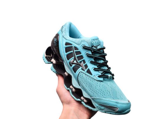 ⁦נעלי מיזונו-MIZUNO-Black & Columbia Blue⁩ – תמונה ⁦3⁩
