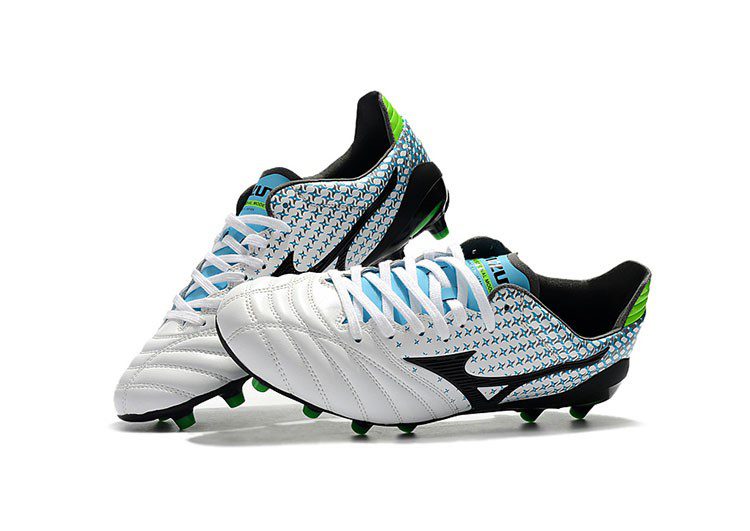 נעלי מיזונו-MIZUNO-Black Denim & Yellow Green – תמונה 5