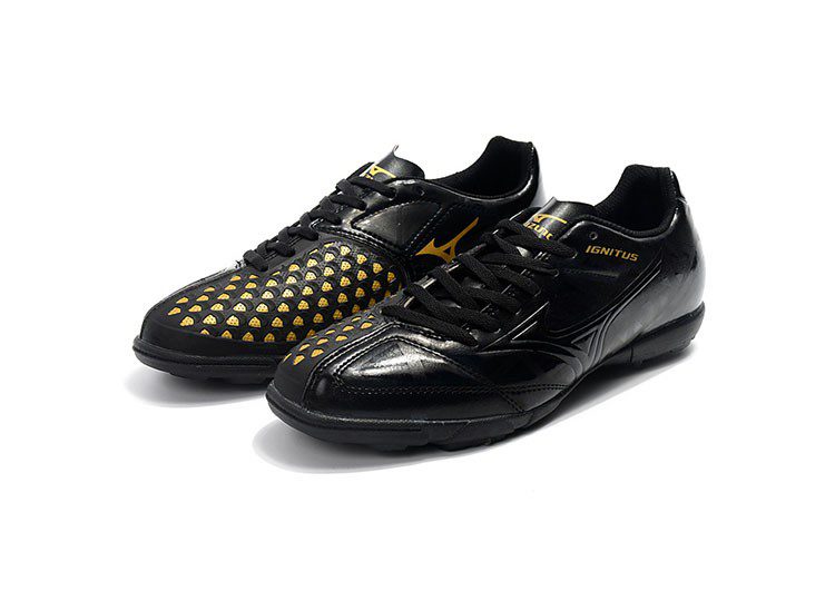 נעלי מיזונו-MIZUNO-Black & Energy Yellow – תמונה 2