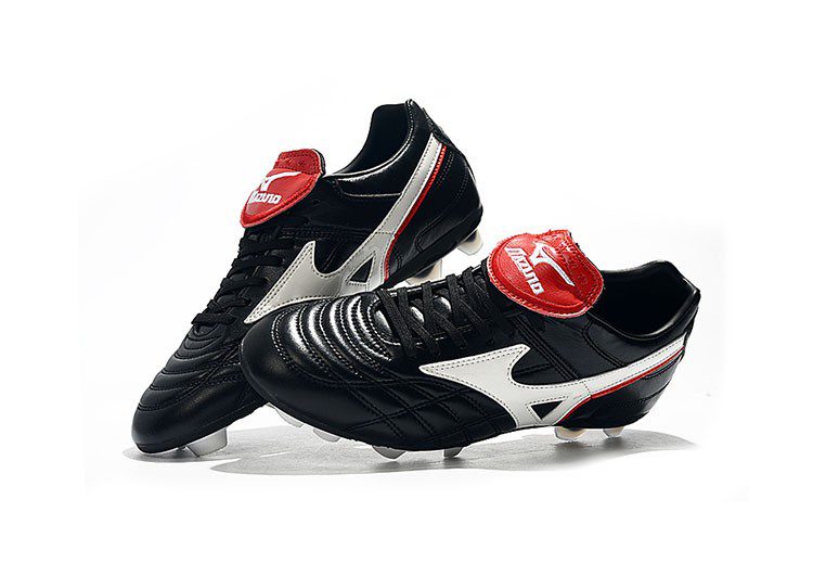 נעלי מיזונו-MIZUNO-Black Red & White – תמונה 6