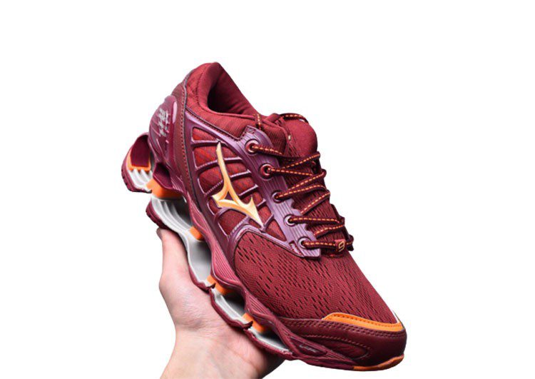 נעלי מיזונו-MIZUNO-Chestnut & Atomic Tangerine – תמונה 3