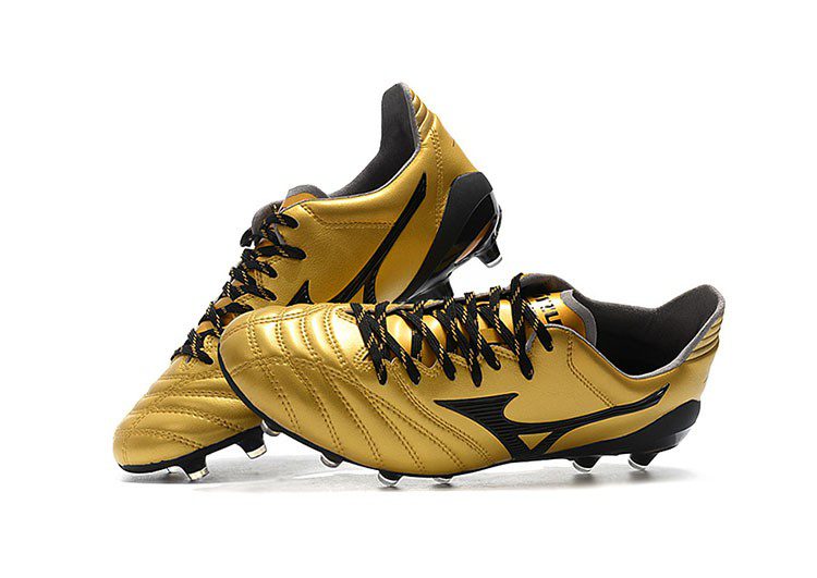 נעלי מיזונו-MIZUNO-Golden & Black – תמונה 3
