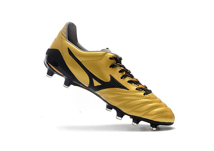 נעלי מיזונו-MIZUNO-Golden & Black – תמונה 2