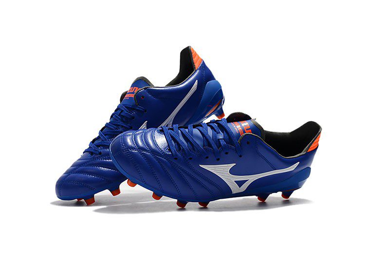 נעלי מיזונו-MIZUNO-Midnight Blue & Outrageous ORG – תמונה 6