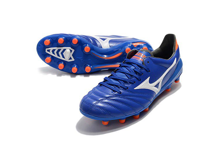 נעלי מיזונו-MIZUNO-Midnight Blue & Outrageous ORG – תמונה 7