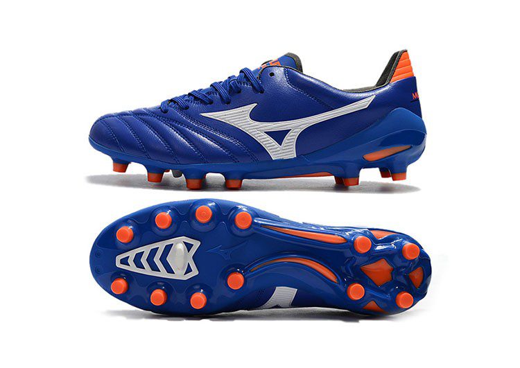 נעלי מיזונו-MIZUNO-Midnight Blue & Outrageous ORG – תמונה 10