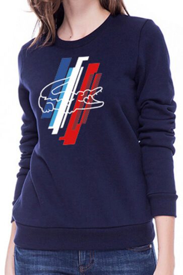 לקוסט-LACSOTE  SWETER WOMEN DESGIN- NAVY BLUE