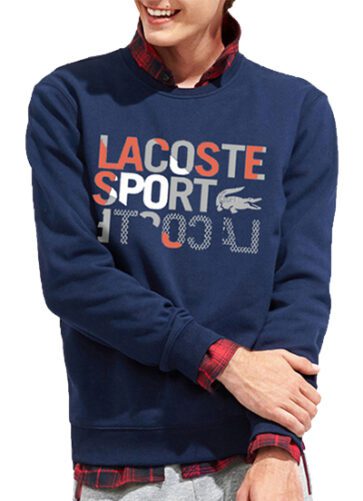 לקוסט-LACSOTE  SWETER MEN DESGIN- NAVY BLUE