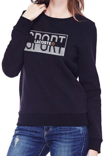 לקוסט-LACSOTE  SWETER WOMEN DESGIN- BLACK