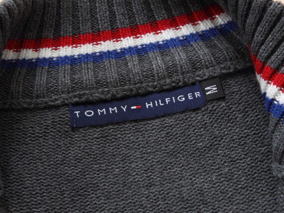 ⁦טומי הילפיגר-TOMMY SWETER ZIP MEN'S - Dip Gray⁩ – תמונה ⁦11⁩