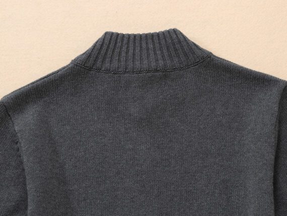 ⁦טומי הילפיגר-TOMMY SWETER ZIP MEN'S - Dip Gray⁩ – תמונה ⁦4⁩