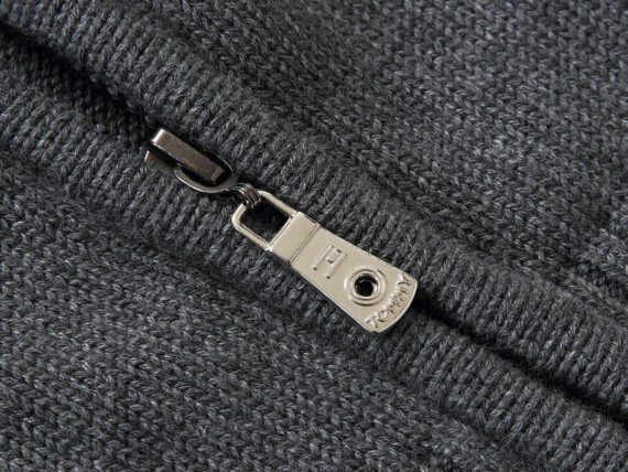 ⁦טומי הילפיגר-TOMMY SWETER ZIP MEN'S - Dip Gray⁩ – תמונה ⁦7⁩