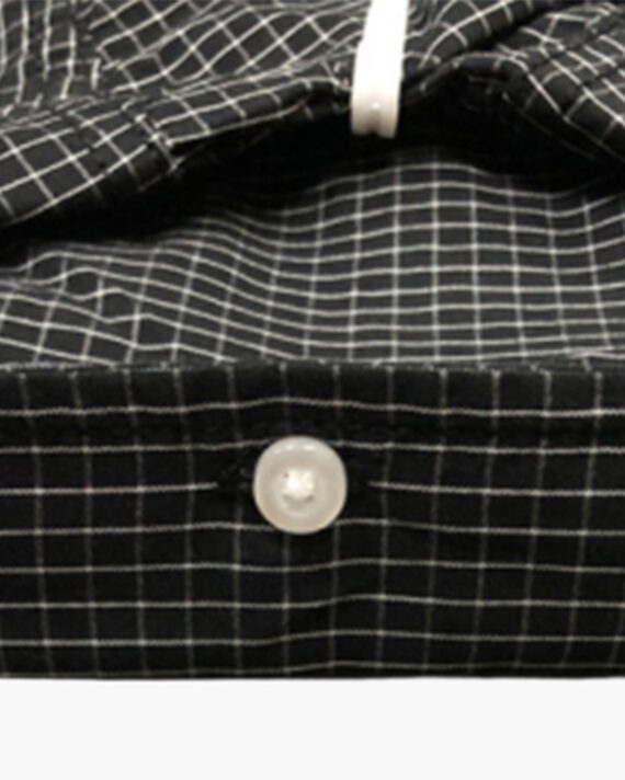 ⁦לקוסט-LACOSTE LONG MEN SHIRT - Black Russian⁩ – תמונה ⁦4⁩