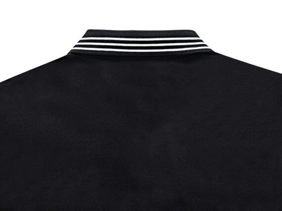 ⁦בוס-HUGO BOSS POLO TSHIRT MEN'S - Black & White Border⁩ – תמונה ⁦8⁩