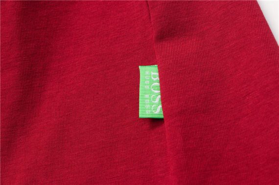 ⁦בוס-HUGO BOSS POLO TSHIRT MEN'S - Fire Brick & Gray⁩ – תמונה ⁦6⁩