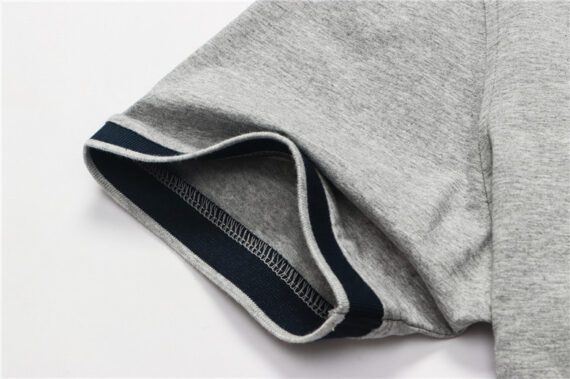⁦בוס-HUGO BOSS POLO TSHIRT MEN'S - Gray & Black⁩ – תמונה ⁦7⁩