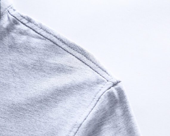 ⁦בוס-HUGO BOSS POLO TSHIRT MEN'S - Gray & Black White Border⁩ – תמונה ⁦4⁩