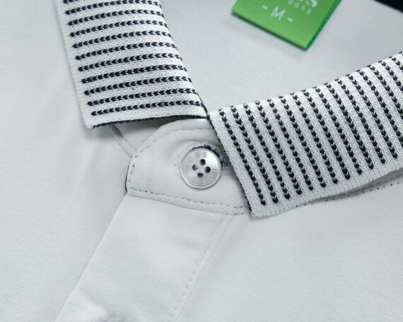 ⁦בוס-HUGO BOSS POLO TSHIRT MEN'S - Iron⁩ – תמונה ⁦4⁩