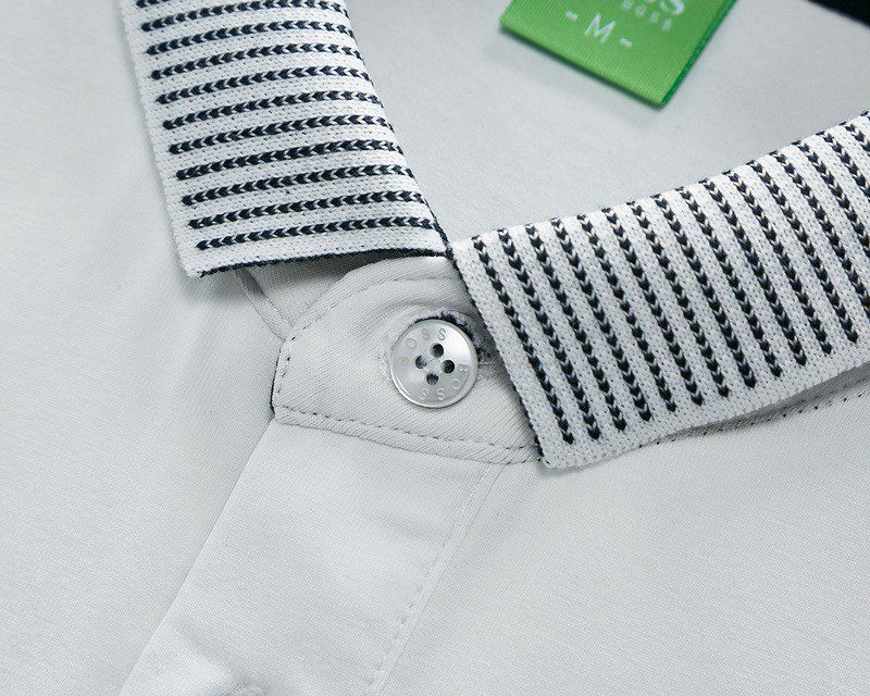 בוס-HUGO BOSS POLO TSHIRT MEN'S - Iron – תמונה 4