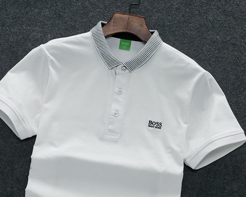 בוס-HUGO BOSS POLO TSHIRT MEN'S - Iron – תמונה 5