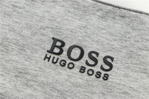 ⁦בוס-HUGO BOSS POLO TSHIRT MEN'S - White & Gray⁩ – תמונה ⁦9⁩
