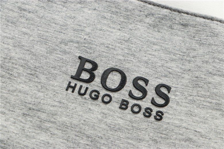 בוס-HUGO BOSS POLO TSHIRT MEN'S - White & Gray – תמונה 9