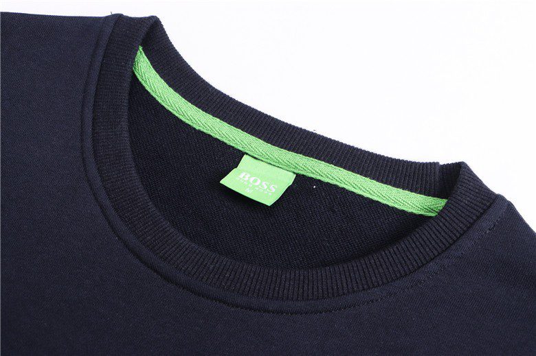 בוס-HUGO BOSS TSHIRT MEN'S LONG -NAVY BLUE – תמונה 8