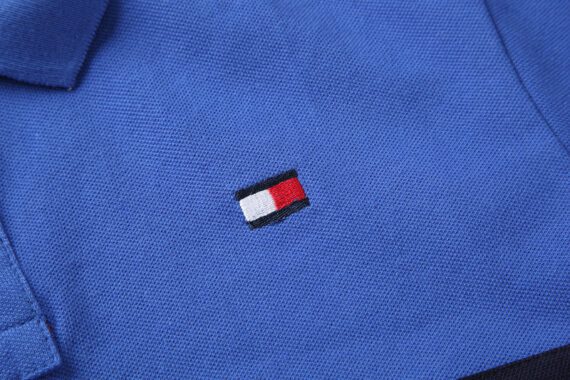 ⁦טומי הילפיגר-TOMMY POLO MEN'S TSHIRT - BLUE⁩ – תמונה ⁦12⁩