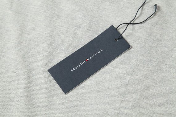⁦טומי הילפיגר-TOMMY POLO MEN'S TSHIRT - Gray⁩ – תמונה ⁦16⁩