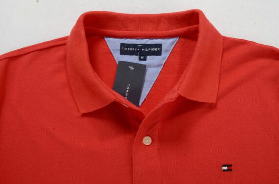 ⁦טומי הילפיגר-TOMMY POLO MEN'S TSHIRT - Persian Red⁩ – תמונה ⁦3⁩