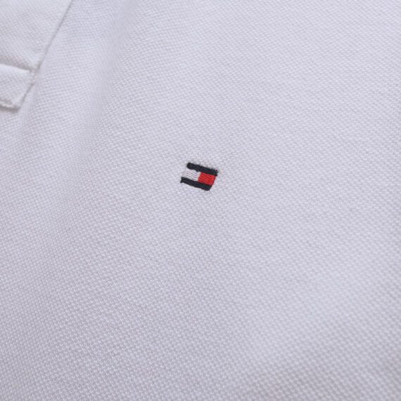 ⁦טומי הילפיגר-TOMMY POLO MEN'S TSHIRT - White⁩ – תמונה ⁦12⁩