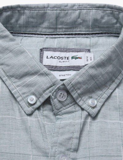 לקוסט-LACOSTE LONG MEN SHIRT - Geyser – תמונה 7