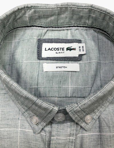 לקוסט-LACOSTE LONG MEN SHIRT - Geyser – תמונה 10