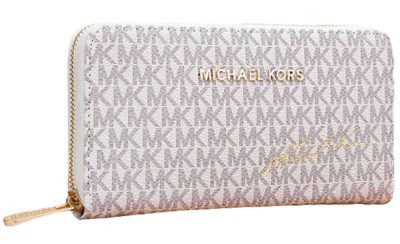 מייקל קורס-MICHAEL KORS WALLET-Titan White