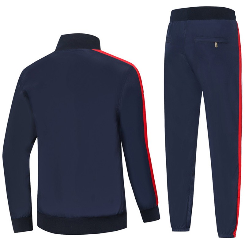 ראלף לורן-RALPH LAUREN SUIT MEN'S- NAVY BLUE WHITE & RED – תמונה 2